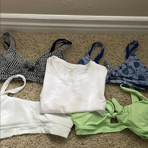 Aerie Bikini Tops and Workout Top Bundle